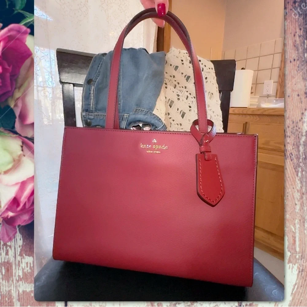 KATE SPADE THOMPSON STREET LARGE SAM HANDBAG in SIENNA